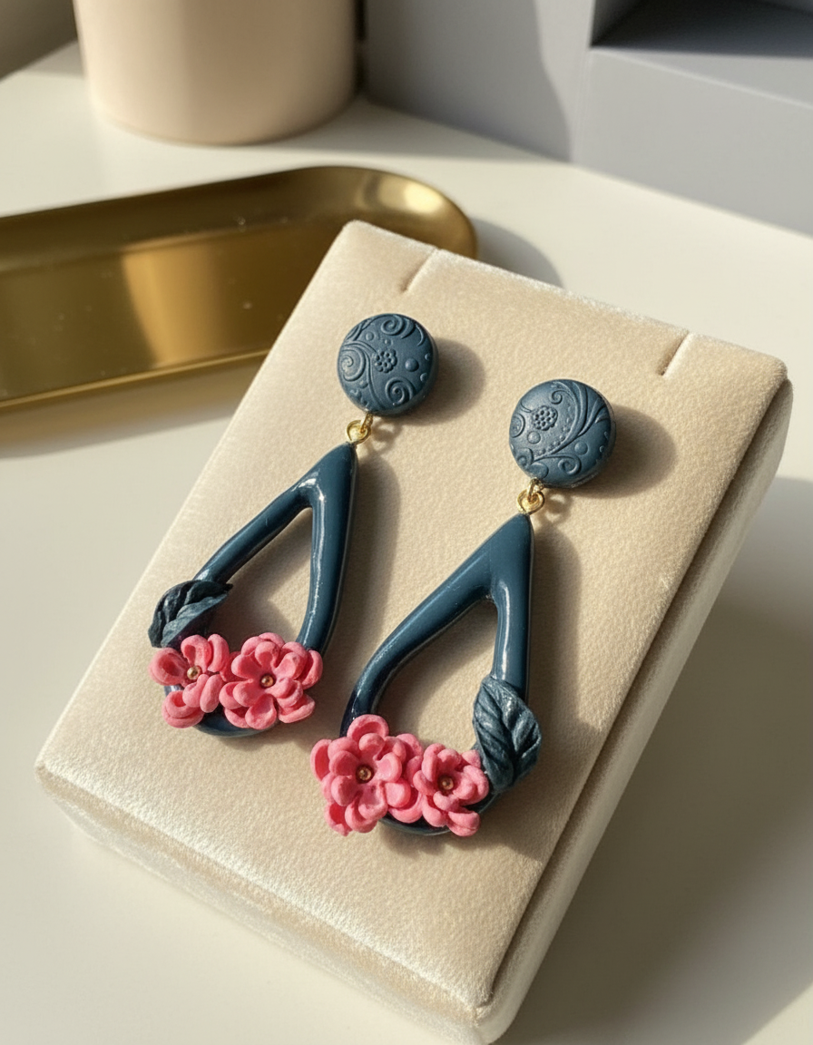 Auskaru glezna "Maģiskās sēnes”