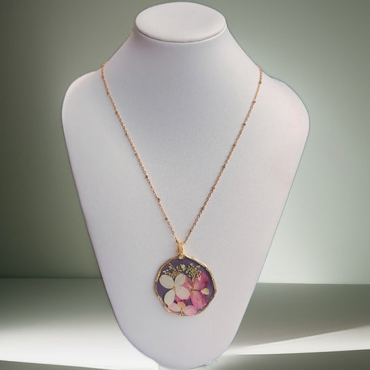 Kuloniņš | Rudens hortenzijas (apaļais)