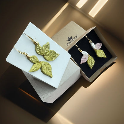 Polimērmāla auskari “Svētki”