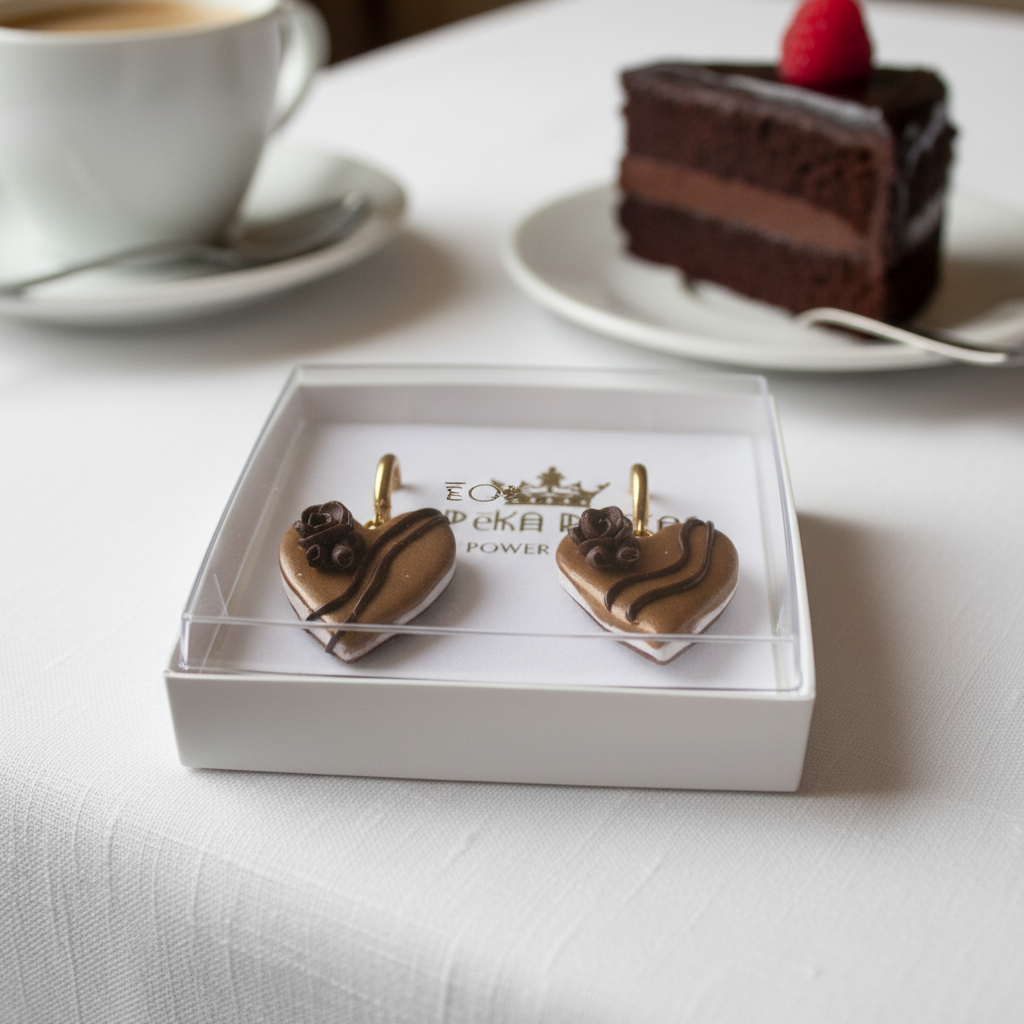 Auskaru glezna | Karamele