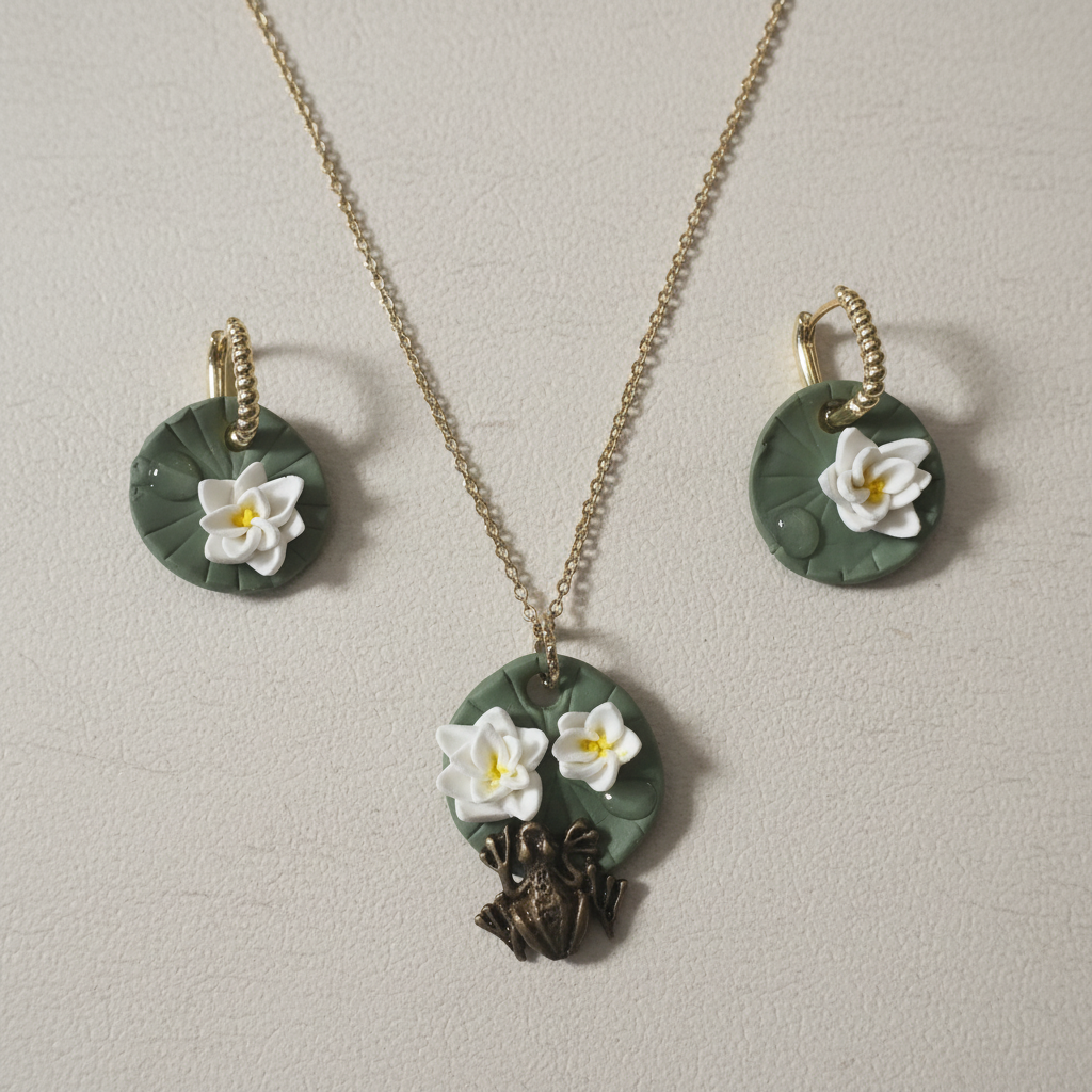 Komplekts | Ziedu glezna | Ūdensrozes