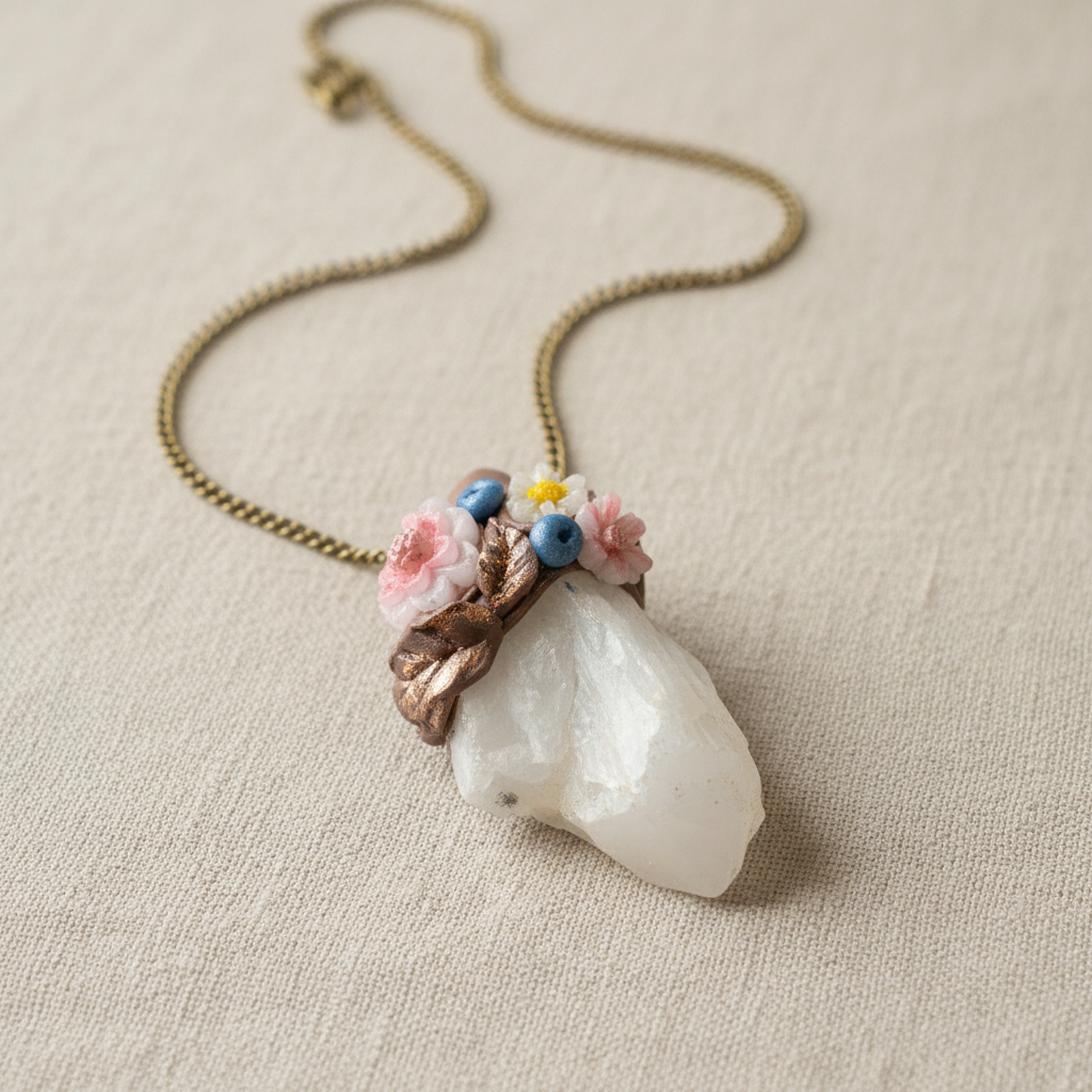 Kalnu kristāla amulets | Meža čuksts