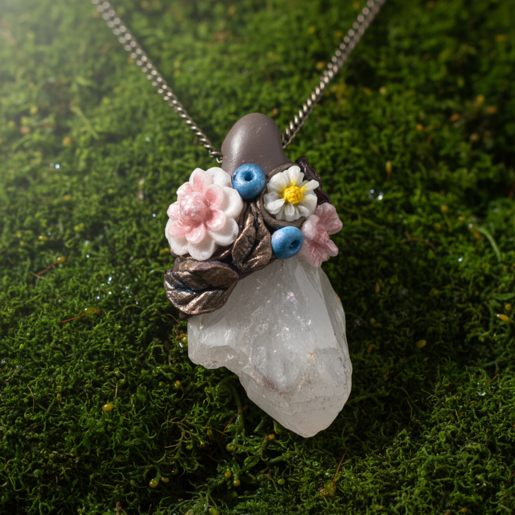 Kalnu kristāla amulets | Meža čuksts