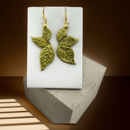 Polimērmāla auskari “Svētki”