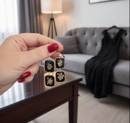 Auskari "Melnās mežģīnes”