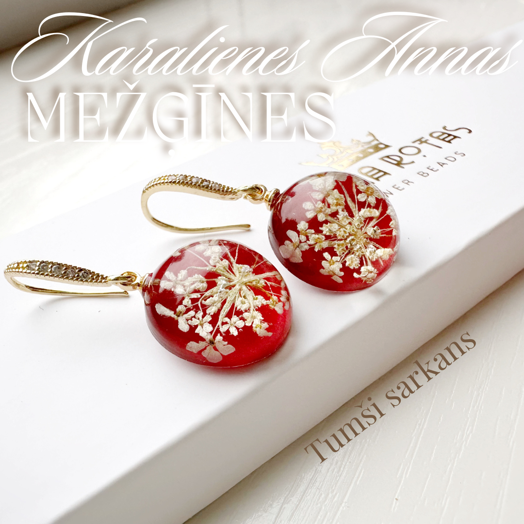 Klasiskie auskari “Karalienes Annas mežģīnes”