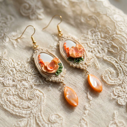 Auskaru glezna “Saulriets”