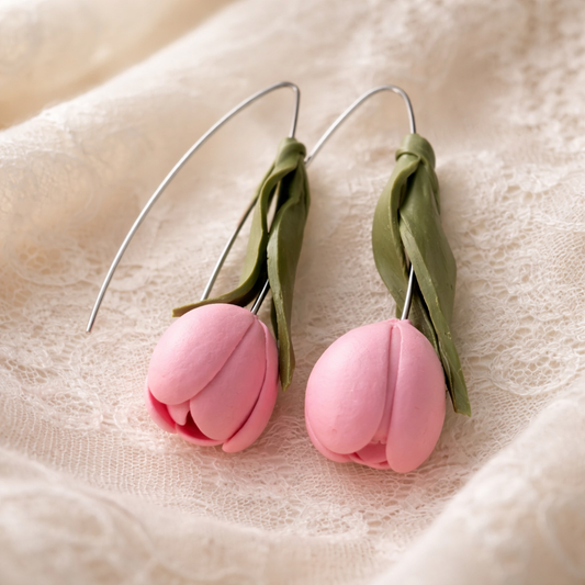 Auskaru glezna | Tulpes