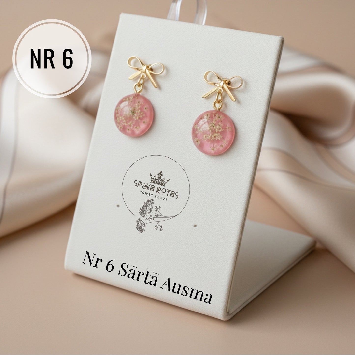 Sarmas kolekcija  “Podziņu auskari”