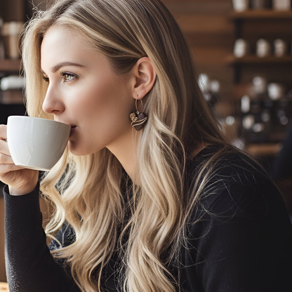 Auskaru glezna | Šokolāde