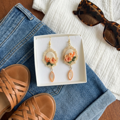 Auskaru glezna “Saulriets”