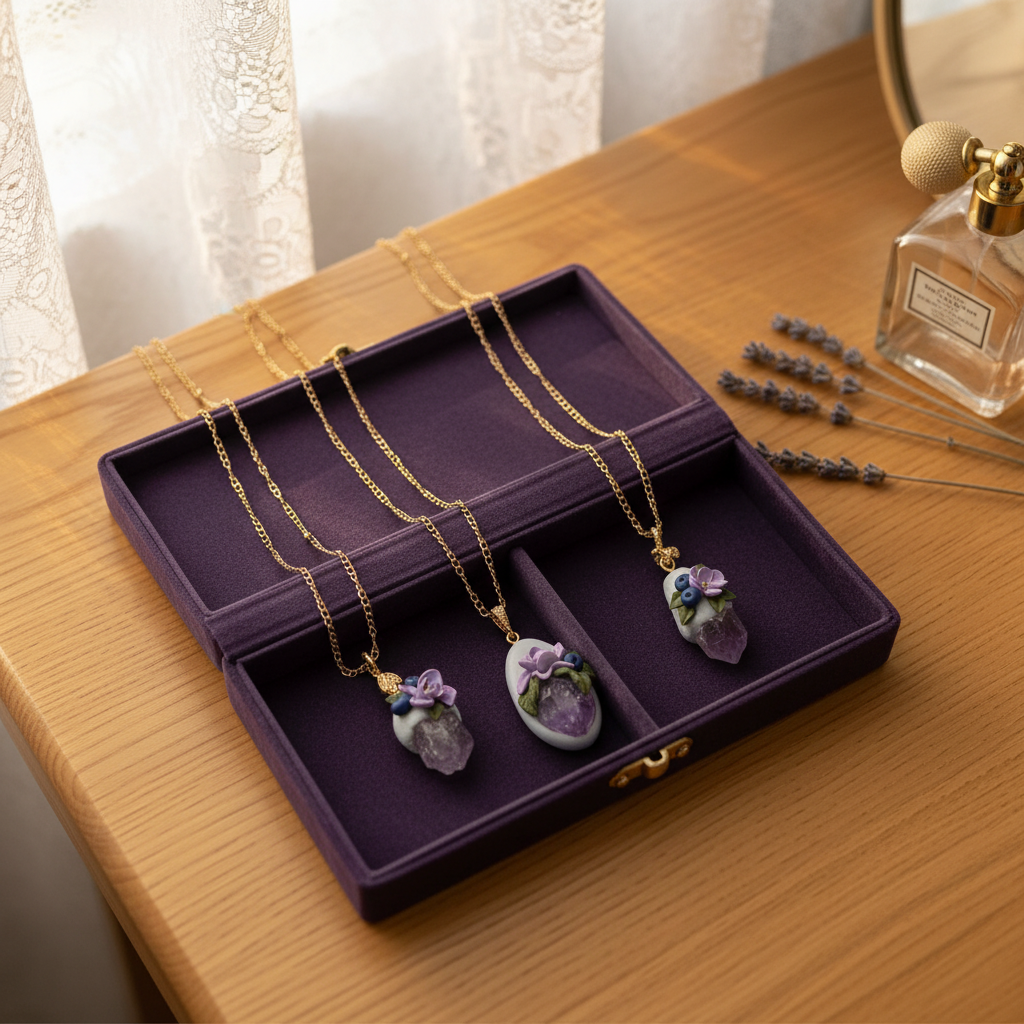 Ametista amulets (mazais)