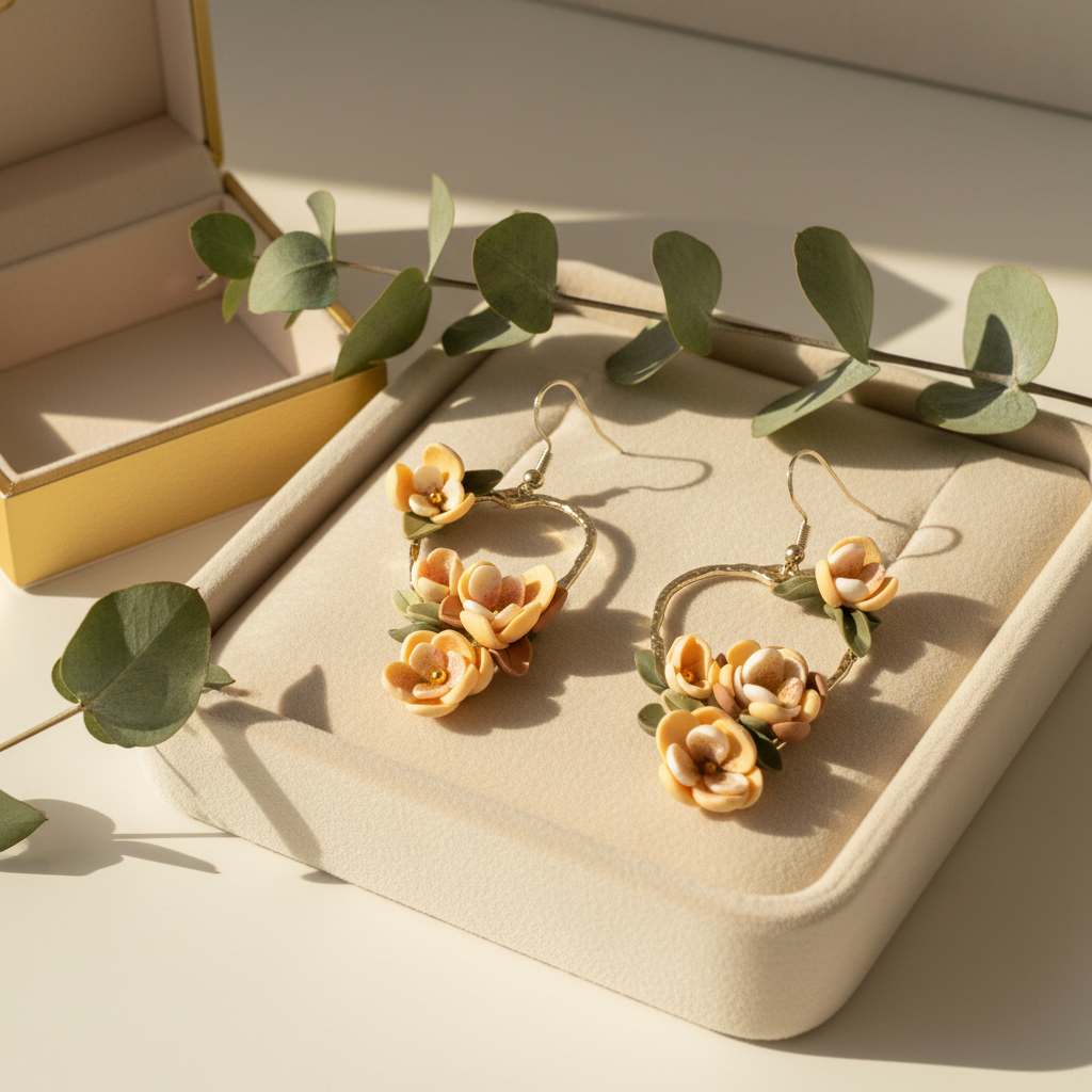 Ziedu auskari | Mokka