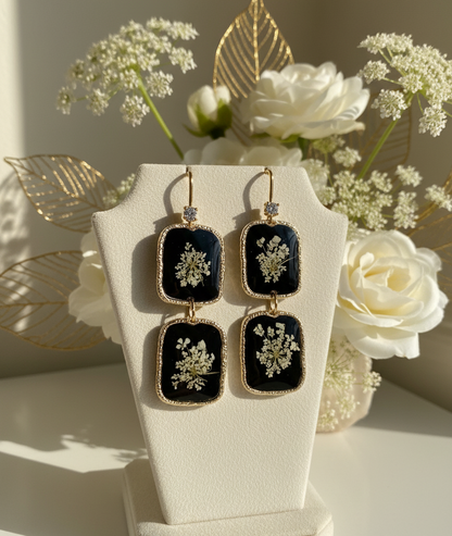 Auskari "Melnās mežģīnes”