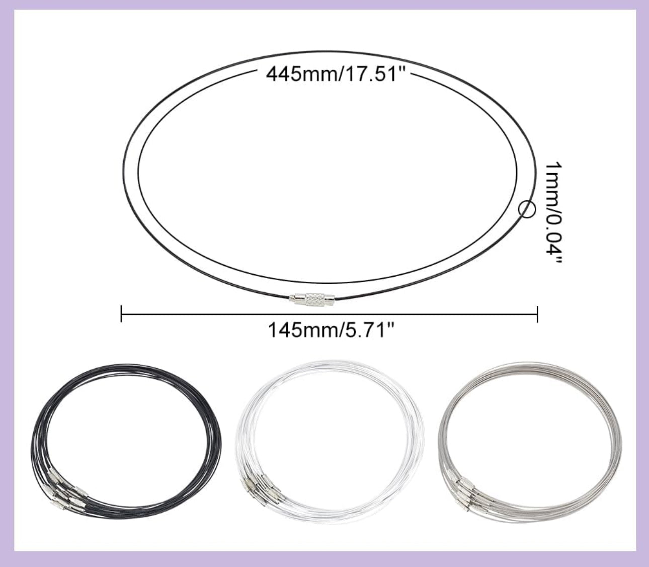 Kaklarota "Elegance” no polimērmāla