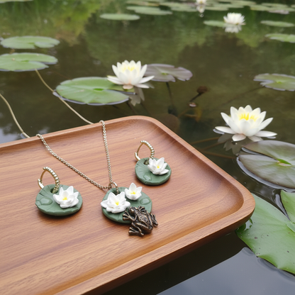 Komplekts | Ziedu glezna | Ūdensrozes