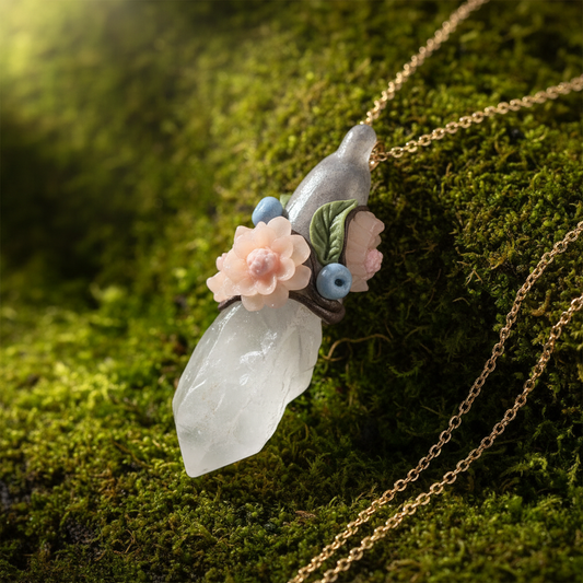 Lielais kalnu kristāla amulets | Meža čuksts