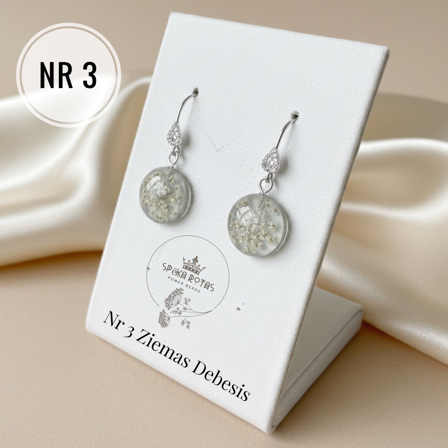 Sarmas kolekcija  “Podziņu auskari”