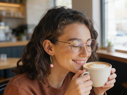 Auskaru glezna | Pavasara Tulpes