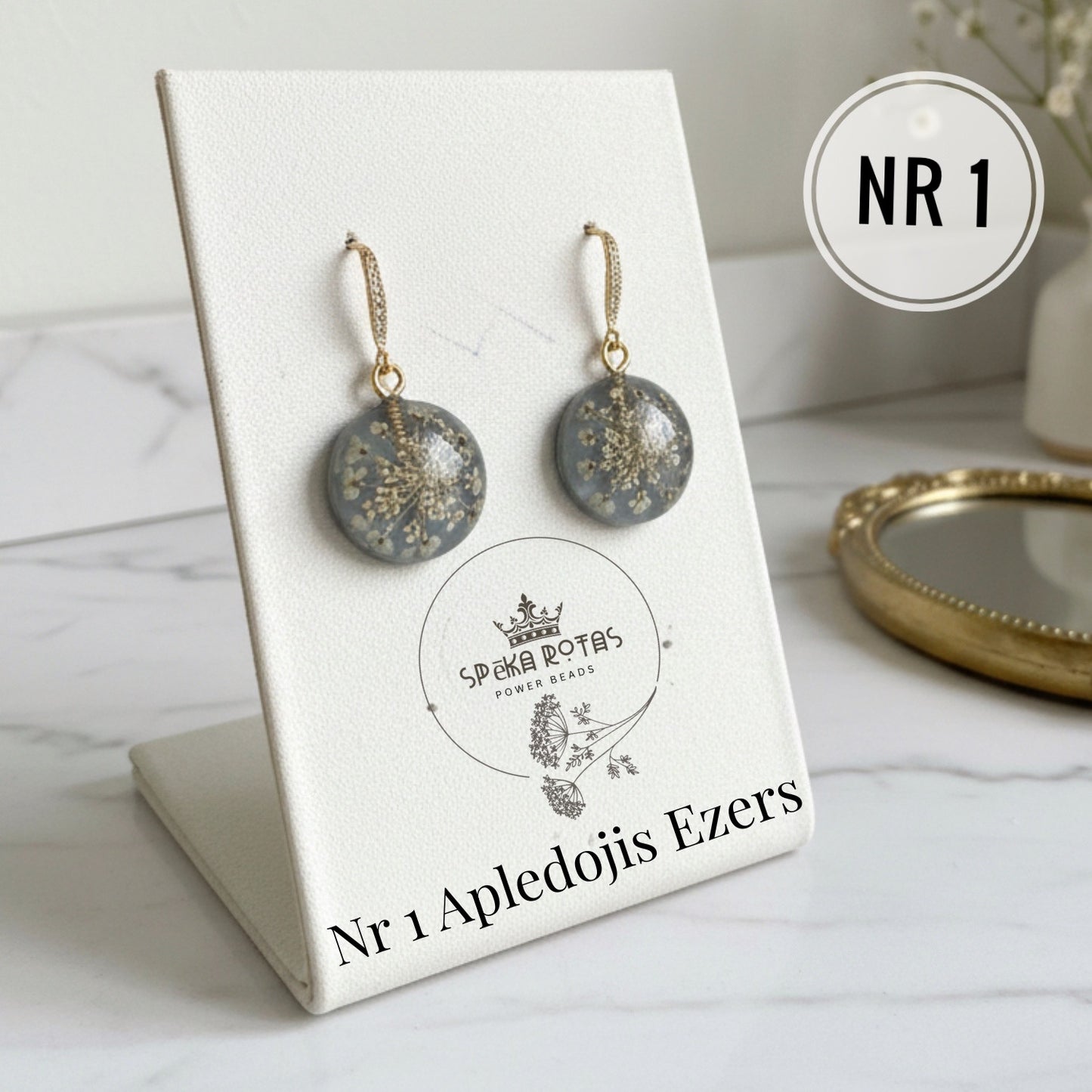 Sarmas kolekcija  “Podziņu auskari”