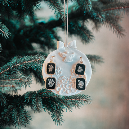 Auskari "Melnās mežģīnes”