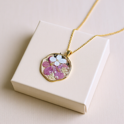 Kuloniņš | Rudens hortenzijas (apaļais)