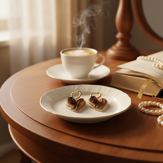 Auskaru glezna | Karamele