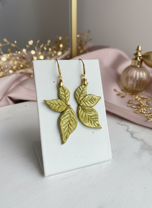 Polimērmāla auskari “Svētki”