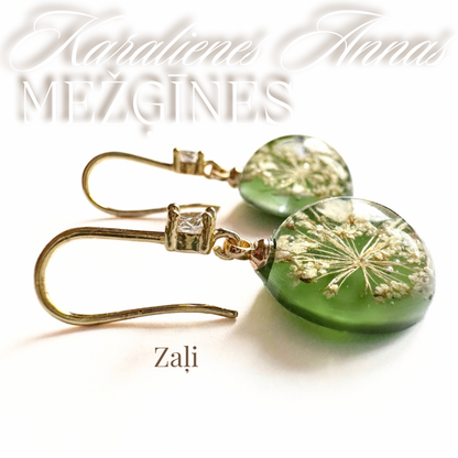 Klasiskie auskari “Karalienes Annas mežģīnes”