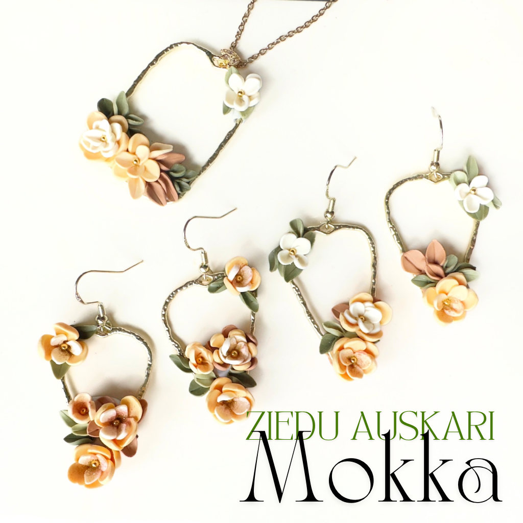 Ziedu auskari | Mokka