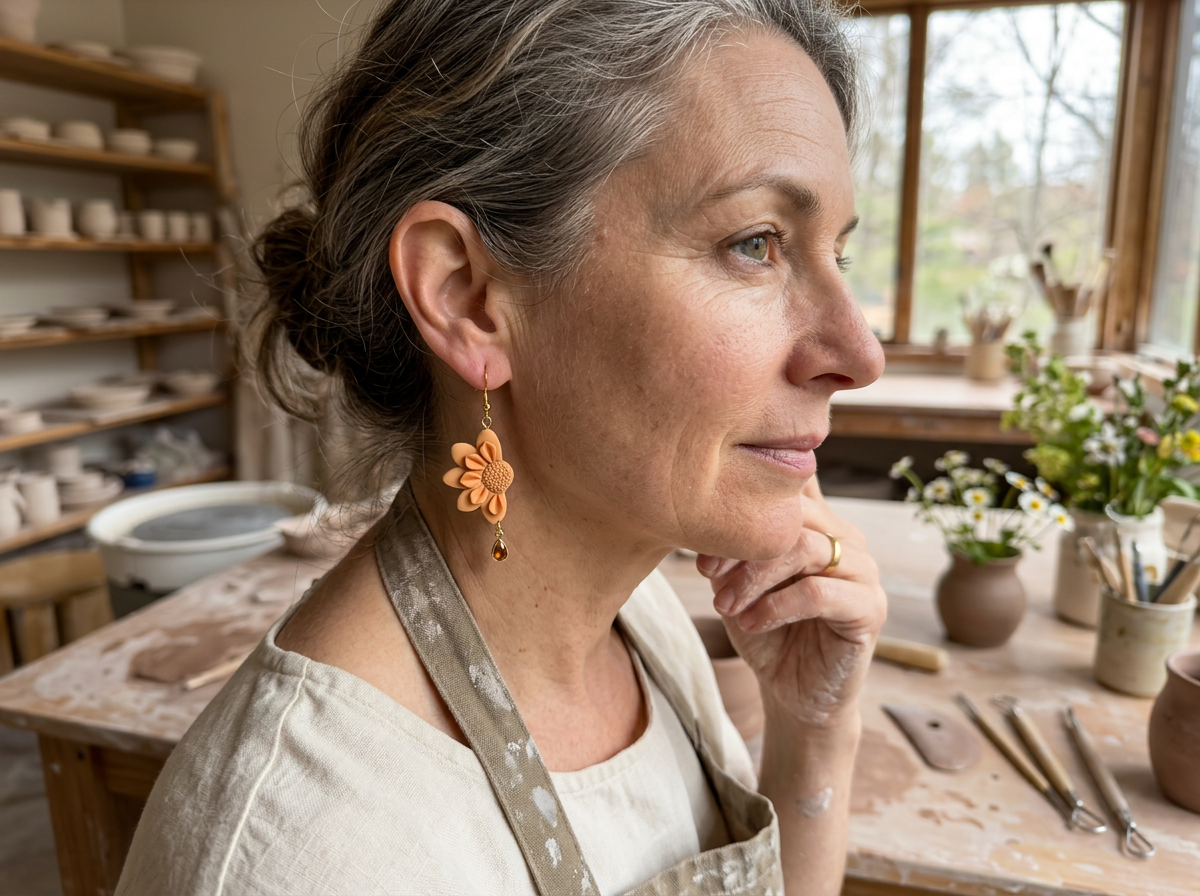 Auskaru glezna | Mazās Saulītes