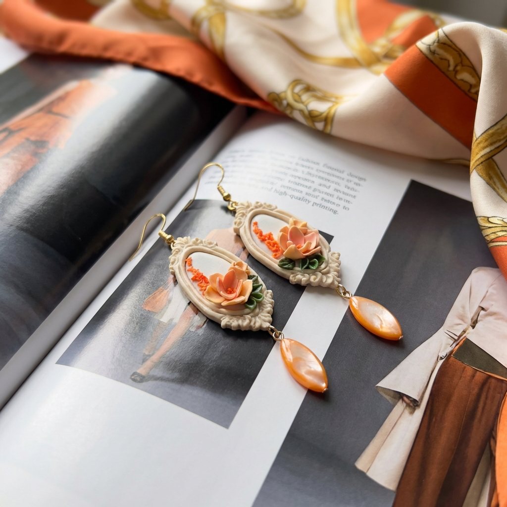 Auskaru glezna “Saulriets”