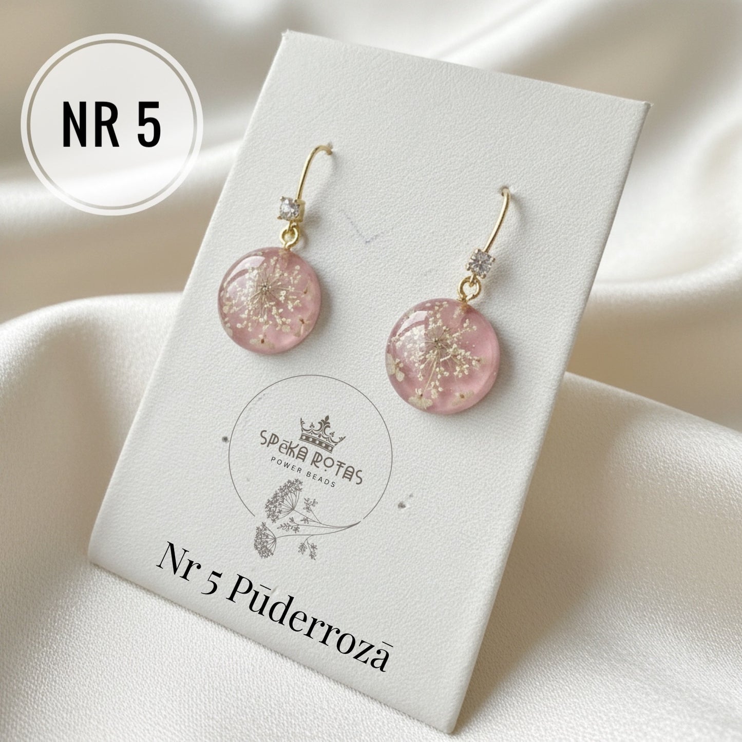 Sarmas kolekcija  “Podziņu auskari”