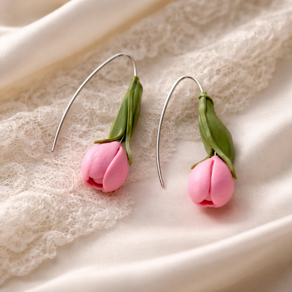 Auskaru glezna | Tulpes