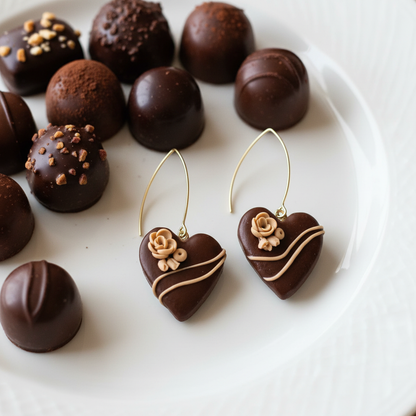 Auskaru glezna | Šokolāde