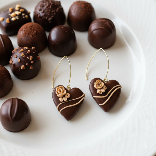 Auskaru glezna | Šokolāde