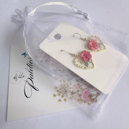 Auskaru glezna “Ziedi stiklā”