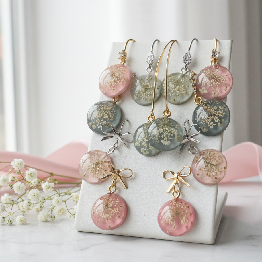 Sarmas kolekcija  “Podziņu auskari”